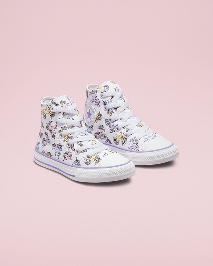 Tenisky Vysoke Converse Chuck Taylor All Star Unicorns Dievcenske Biele Siva Nachový | SK HPX11O0